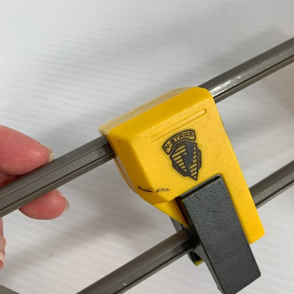 Nerf N-Strike CS-6 Tactical Shoulder Stock Attachment Yellow Gray Replacement - Picture 6 of 7